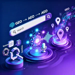 search evolution from SEO to GEO and AEO